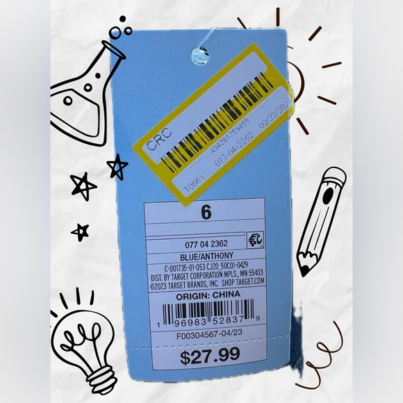 NWT - Cat & Jack High Top Tennis Shoes size 6 with side zippers. KIDS - Picture 8 of 12